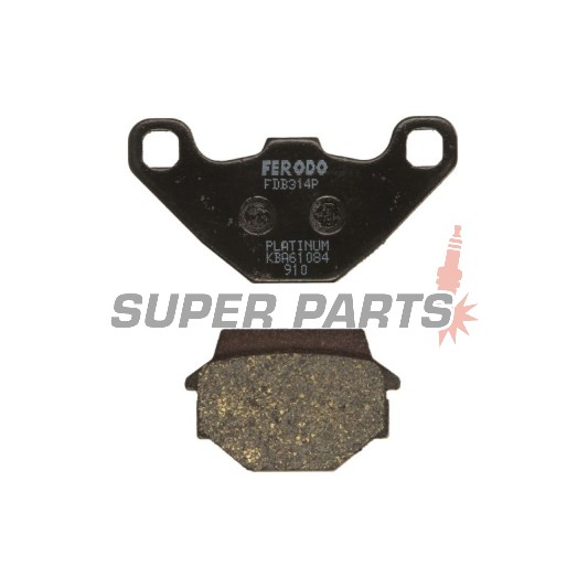 Накладки -FERODO- FDB314P, Aprilia Tuareg 600, Buell M2 / S1 / S3 1200, Gas Gas Enducross 125, Husqvarna CR / TE / WR 125-510, Kawasaki GPZ / KL Tengai / KLE / KLR / KX / ZR 250-650, Kymco CK1 125, Suzuki GT 80 1981-2015