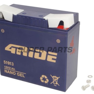 Акумулатор -4 RIDE- 51913 4RIDE GEL, 21Ah 12V