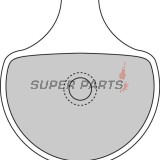 Накладки -FERODO- FDB352P, Harley-Davidson Touring (Road King, Electra Glide, Tour Glide, Road Glide), Softail (Fat Boy, Heritage, Springer, Night Train), Dyna (Super Glide, Low Rider, Wide Glide), Sportster XL/XLH 883/1200 (1984-2008)