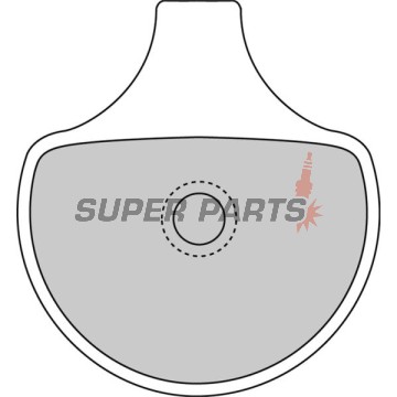 Накладки -FERODO- FDB352P, Harley-Davidson Touring (Road King, Electra Glide, Tour Glide, Road Glide), Softail (Fat Boy, Heritage, Springer, Night Train), Dyna (Super Glide, Low Rider, Wide Glide), Sportster XL/XLH 883/1200 (1984-2008)