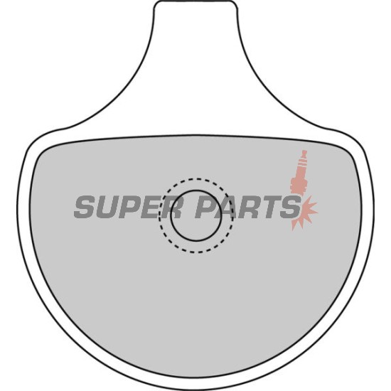 Накладки -FERODO- FDB352P, Harley-Davidson Touring (Road King, Electra Glide, Tour Glide, Road Glide), Softail (Fat Boy, Heritage, Springer, Night Train), Dyna (Super Glide, Low Rider, Wide Glide), Sportster XL/XLH 883/1200 (1984-2008)