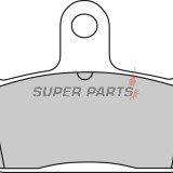 Накладки -FERODO- FDB2101AG, Honda X8R/SZX/XL 50 1977-2002; Kymco Heroism 150 1995-2000; SYM Jet Sport-X 50 2006-2010