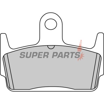 Накладки -FERODO- FDB2101AG, Honda X8R/SZX/XL 50 1977-2002; Kymco Heroism 150 1995-2000; SYM Jet Sport-X 50 2006-2010