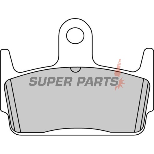 Накладки -FERODO- FDB2101AG, Honda X8R/SZX/XL 50 1977-2002; Kymco Heroism 150 1995-2000; SYM Jet Sport-X 50 2006-2010