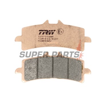 Накладки -TRW- MCB858SV, Aprilia RSV4 1000, BMW S1000RR HP4, Ducati Panigale 1199/1299, Kawasaki H2 & ZX-10R, KTM RC8 1190 & Super Duke 1290, MV Agusta F4/F3, Suzuki Hayabusa & GSX-R 1000, Triumph Daytona 675 & Speed Triple 1050