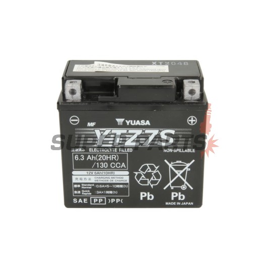 Акумулатор -YUASA- YTZ7S, 6Ah 12V