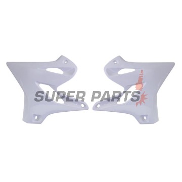 Предни странични пластмаси -POLISPORT- бели, YAMAHA YZ 125/250 2015-2021