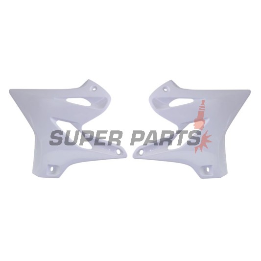 Предни странични пластмаси -POLISPORT- бели, YAMAHA YZ 125/250 2015-2021