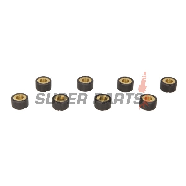Ролки за вариатор -RMS- 20x12mm, 14g, 8бр, Aprilia Leonardo 250 1999-2004, Aprilia Leonardo 300 2002-2004, Benelli Velvet 250 1999-2003, Yamaha XN (Teos) 150 2001-2002, Yamaha XQ (Maxster) 150 2001-2002