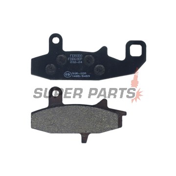 Накладки -FERODO- FDB606P, Honda VTZ250 Xelvis, Suzuki DR650/650R/RS/RSE/RE/SE, DR750S-800S Big (1988-1996)