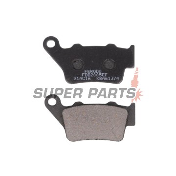 Накладки -FERODO- FDB2005EF, Aprilia ETV Caponord / Pegaso, BMW C / C1 / F / S, Ducati Monster / Scrambler, Gas Gas EC / MC, Honda CB / NX / SLR, Husaberg FE / FC, Husqvarna CR / SM / TC / TE / WR, KTM Duke / EXC / LC4 / SX / Super Duke, Triumph Street Tr