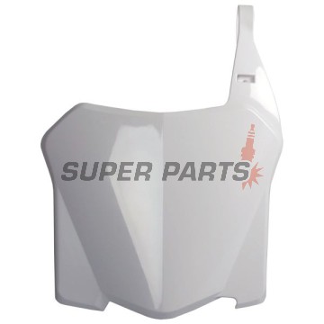 Мотокрос маска/табелка за номер -POLISPORT- бяла, HONDA CRF 250/450 2008-2009