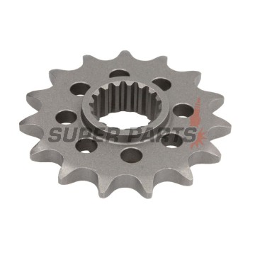 Преден пиньон -JT- JTF1904,15, 15 зъба, KTM RC8 1190 2008-2015, SM 990 2009-2013, SMR 990 2011, Super Adventure 1290 2014-2020, Super Duke 1290 2016-2019, Super Duke 990 2004-2013, Super Enduro 950 2006-2010, Supermoto 950 2005-2010