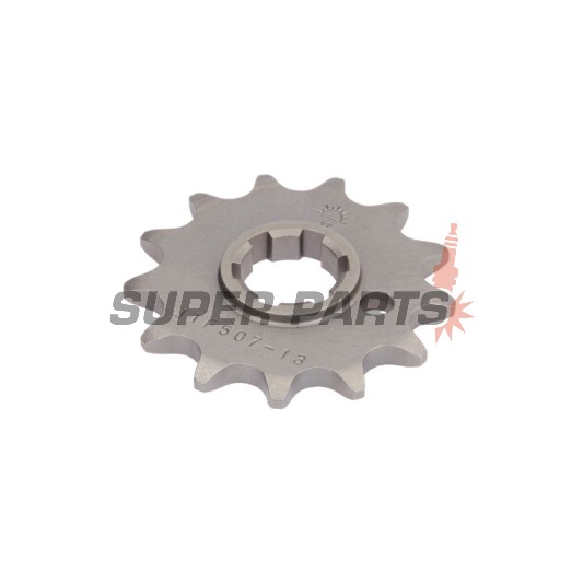 Преден пиньон -JT- JTF507,13, 13 зъба, Cagiva WMX 250 1989-1992, Husqvarna CR 250 1990-1997, CR 360 1992-1994, WR 250 1990-1998, WR 360 1992-2002, Kawasaki KDX 250 1982-1985, KX 250 1979-1986, KX 420 1980, KX 500 1983-1986