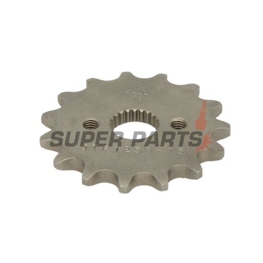 Преден пиньон -JT- JTF1256,15, 15 зъба, Honda CR 80 1987-2004, CR 85 2003-2007, CRF 50 2004-2016, CRF 70 2004-2012, XR 50 2000-2004, XR 70 2000-2003