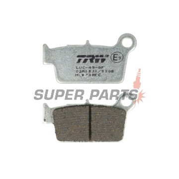 Накладки -TRW- MCB739EC, Aprilia MXV/RXV/SXV, Beta RR, Gas Gas EC, Kawasaki KLX/KX/KXF, Suzuki RM-Z/RM-X, TM EN/MX/SMR, Yamaha WR/YZ (2003-2020)