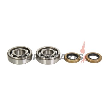 Лагери и семеринги за колянов вал комплект -ALL BALLS- Husqvarna CR 65 2012, KTM SX 60 1998-2000, SX 65 1998-2008, XC 65 2008-2009