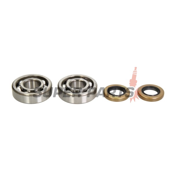 Лагери и семеринги за колянов вал комплект -ALL BALLS- Husqvarna CR 65 2012, KTM SX 60 1998-2000, SX 65 1998-2008, XC 65 2008-2009