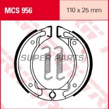 Накладки (челюст) -TRW- MCS956, 110x25mm, MBK Active50 Booster/Booster NG/Booster Rocket Fizz50 Forte50 Flipper50 Yamaha CW50 BWS DT50/80 PW80 RS100 SR125 Crypton105 Breeze50