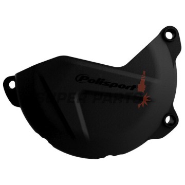 Предпазител за капак на съединителя -POLISPORT- черен, YAMAHA WR 450 2009-2015