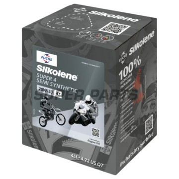 Двигателно масло -SILKOLENE- 20W50, полу-синтетика, 4L CUBE