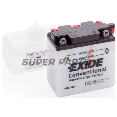 Акумулатор -EXIDE- 6N6-3B-1, 6Ah 6V