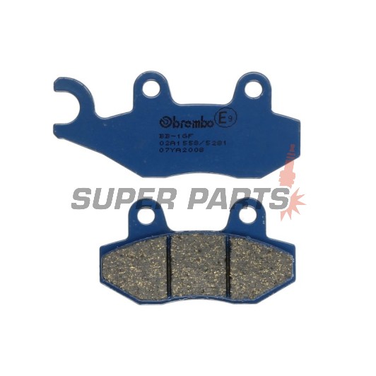Накладки -BREMBO- 07YA2008, Can-Am Commander / Maverick, Kawasaki Ninja / Brute Force / Teryx, Suzuki Burgman / DR Big / ATV, Triumph Tiger / Trophy, Yamaha Raptor / YFZ / Rhino