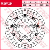 Спирачен диск -TRW- MSW284, 310mm, Honda CTX 1300 (2014-2016) / ST 1300 Pan European / Pan European ABS (2002-2013)