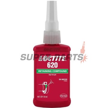 Осигурител -LOCTITE- 620, за лагери, втулки и валове, високотемпературен, 50ml