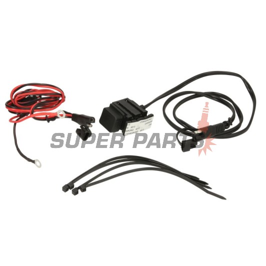 USB адаптер -4 RIDE- 12V, 2xUSB (3.1A) - универсален