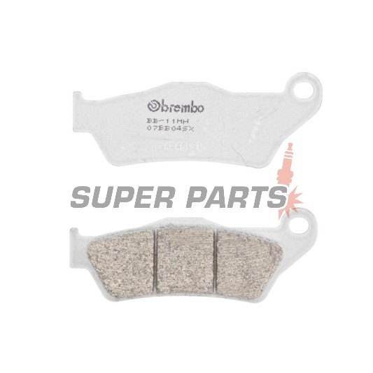 Накладки -BREMBO- 07BB04SX, Aprilia MX/Pegaso/RST, Ducati Monster/Multistrada, Gas Gas EC/Enducross, Husaberg FC/FE, Husqvarna CR/SM/TC/TE/WR, KTM Adventure/EXC/LC4/SX, Yamaha Majesty/TT 1994-2011