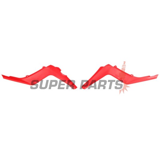 Предни странични пластмаси -POLISPORT- червени (горни), GAS GAS EC 125-300 2012-2017