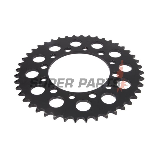 Заден пиньон -JT- JTR1486,44, 44 зъба, стоманен, Honda TRX 200 1990-1997, Kawasaki EL 250 1988-1999, 2001-2003, EL 252 2000, EX 250 1986-1987, GPX 400 1987-1988, Yamaha FZ1 1000 2010-2015