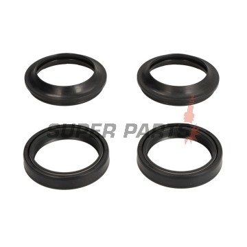 Семеринги и прахоуловители комплект предница -TOURMAX- Kawasaki ZX-6R 600 1998-2002, Kawasaki ZX-6R 636 2002-2003, Kawasaki ZX-9R 900 1998-2003, Kawasaki ZZR 600 2005-2008, Suzuki GSX 1400 2002-2006, Suzuki SV 1000 2003-2005