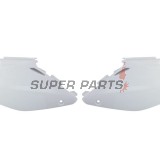 Задни странични пластмаси -POLISPORT- бели, HONDA CR 125/250 2002-2007