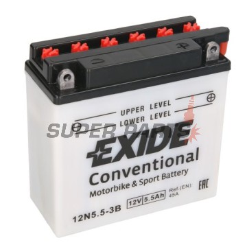 Акумулатор -EXIDE- 12N5.5-3B, 6Ah 12V