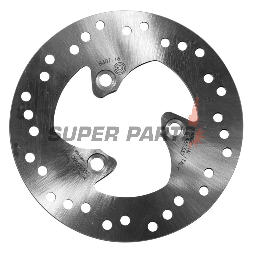 Спирачен диск -BREMBO- 68B40716, Benelli 491, K2, Naked; Beta Ark, Eikon, Quadra; Honda Bali, SJ, Sky; MBK Booster, Stunt, Nitro; Peugeot Buxy, Elyseo, Elystar, Jet Force, Looxor, Ludix, SV, Speedake, Squab, TKR, Vivacity (1990s-2006)