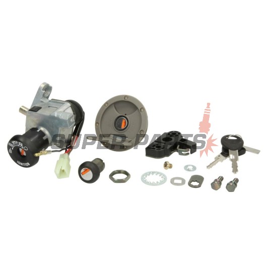 Ключалки комплект с капачка за резервоар -RMS- MBK YQ (Nitro) 50 1997-2002, Yamaha YQ (Aerox) 50 1997-2003