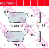 Накладки -TRW- MCB784SH, Honda CB600F Hornet, CBR600RR/1000RR Fireblade; Kawasaki Ninja ZX-6R 636, ZX-10R; Suzuki GSX-R 600/750/1000; Yamaha YZF-R1/R6 (2006-2020)