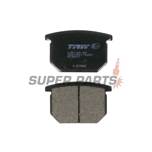 Накладки -TRW- MCB501, Suzuki GR 650X (1985-1989), GS 550 / 650 Katana / 450E (1980-1988), GSX 400S Sport / 750S Katana / 1100E-EX (1980-1987)