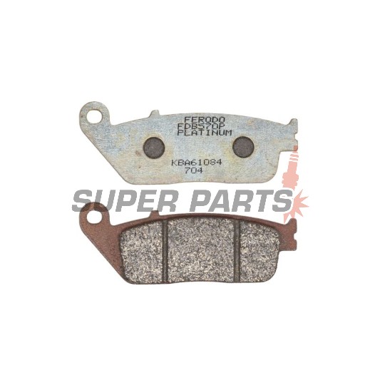 Накладки -FERODO- FDB570P, Honda CB 500F / CBR 500R / Rebel 500, NSS Forza 125 / 300 2013-2019