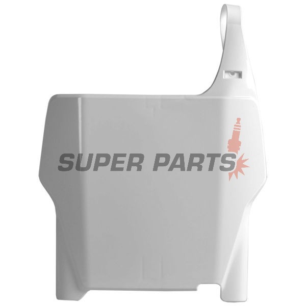 Мотокрос маска/табелка за номер -POLISPORT- бяла, HONDA CR, CRF 125/250/450 2004-2007