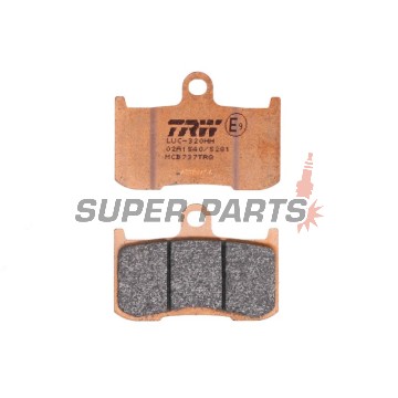Накладки -TRW- MCB737TRQ, Kawasaki Z/ZR/ZRX - Z800/Z900/Z1000, ZR800, ZRX400 - 400-1000cc, 1998-2018