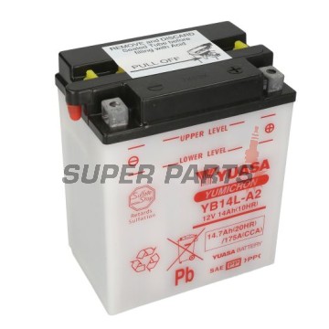 Акумулатор -YUASA- YB14L-A2, 15Ah 12V
