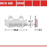 Накладки -TRW- MCB685SRM, синтеровани, Honda CH125 Spacy, PS125i/150i, SES125/150 Dylan; Suzuki AN250/400 Burgman (1983-2013)