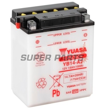 Акумулатор -YUASA- YB14-A2, 15Ah 12V