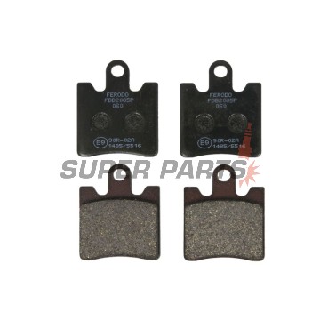 Накладки -FERODO- FDB2085P, Suzuki Burgman 250 400 / Yamaha FJR 1300 ABS (1998-2009)