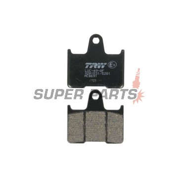 Накладки -TRW- MCB691, Honda CB400 Super Four (1999-2004), Kawasaki GTR1400 (2007-2017), ZX-14R Ninja 1400 (2006-2020), ZX-7RR Ninja 750 (1996-1999), ZZR1400 (2006-2019), MZ 1000S (2004-2005), Suzuki GSF650 Bandit/ABS (2005-2007)