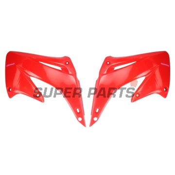 Предни странични пластмаси -POLISPORT- червени, HONDA CR 125/250 2002-2007
