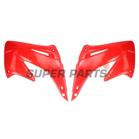 Предни странични пластмаси -POLISPORT- червени, HONDA CR 125/250 2002-2007